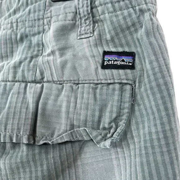 Patagonia Men's Size 33 Cargo Pockets Organic Cotton Outdoor Y2K 90's Green Vtg - Picture 3 of 6